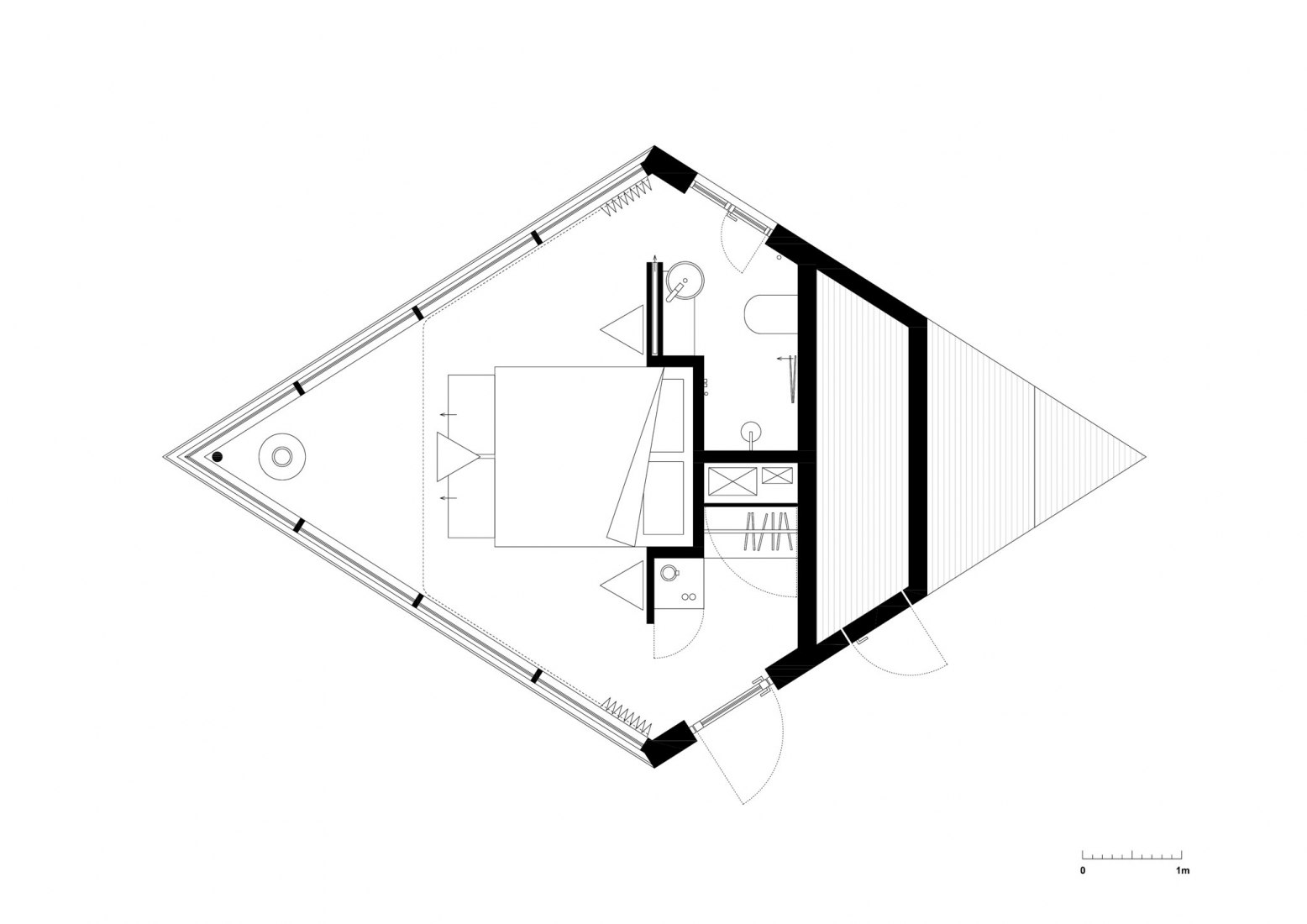 Plano planta baja. Maidla Nature Resort por b210 architects
