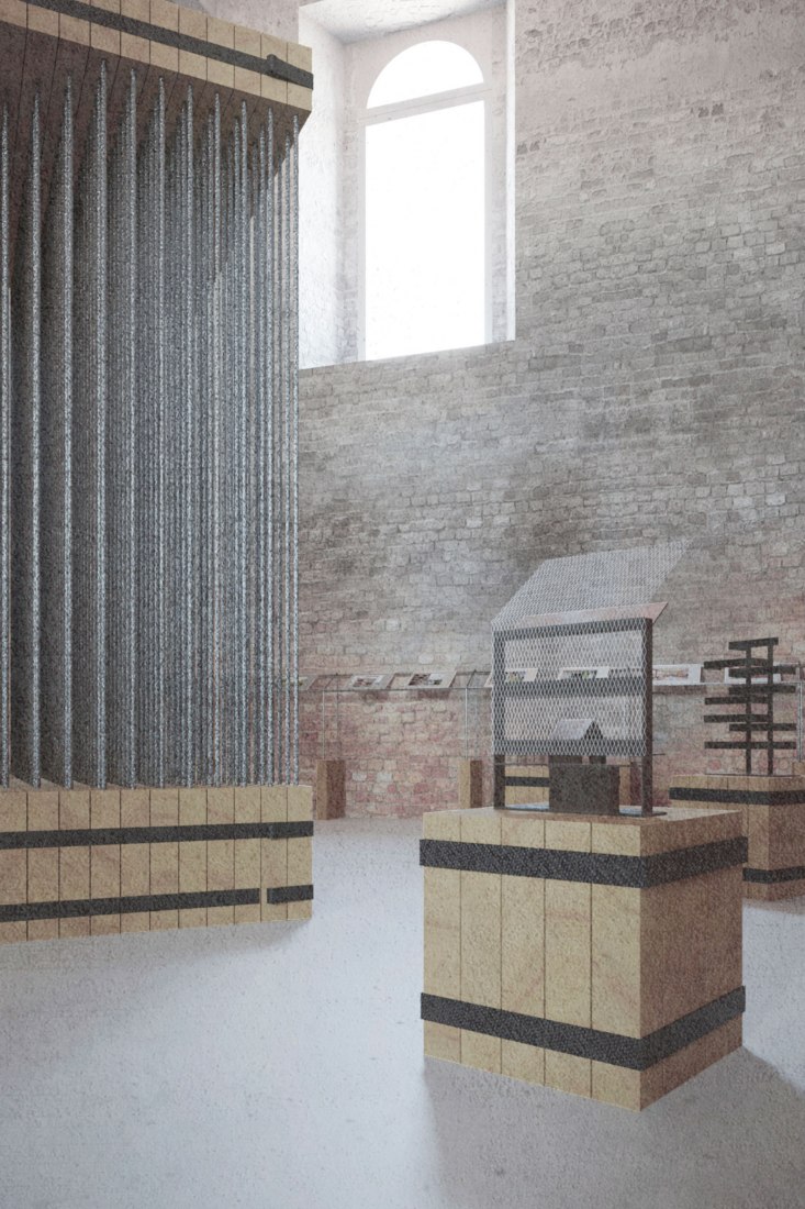 Ilustración de la exposición. «Arquitectura de las transiciones: lo material es político» por BAAG.