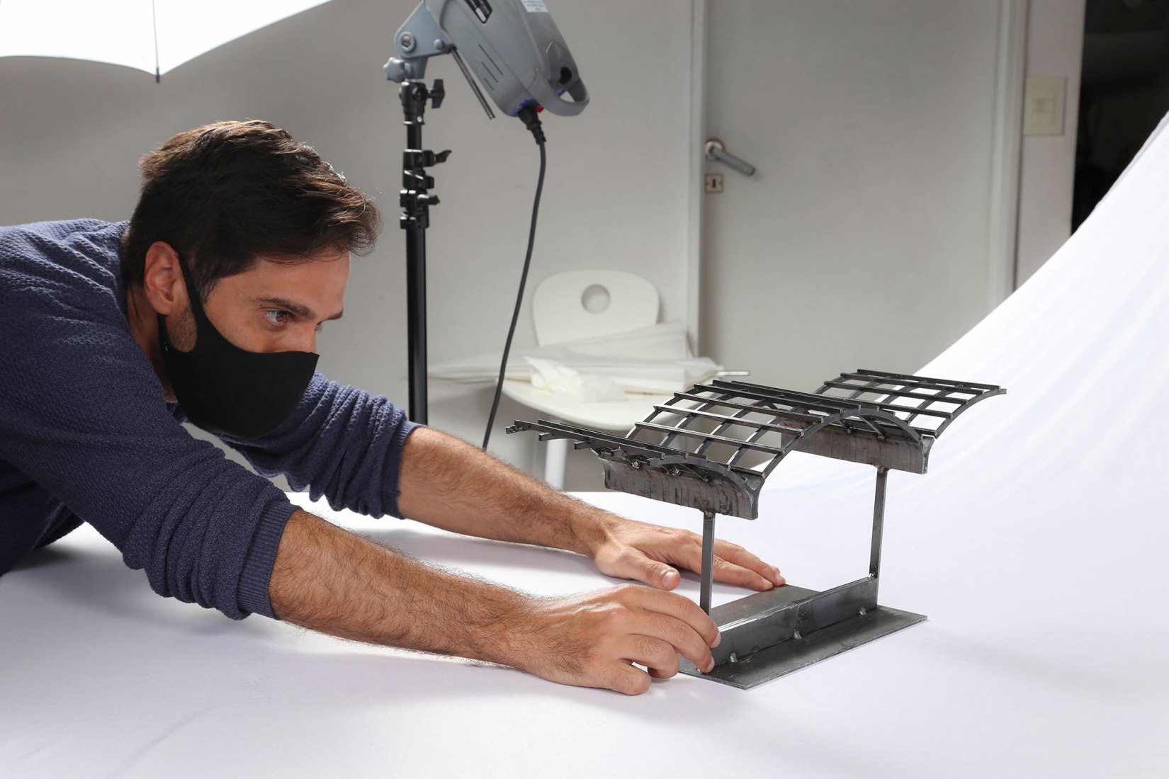 Maquetas. «Arquitectura de las transiciones: lo material es político» por BAAG.