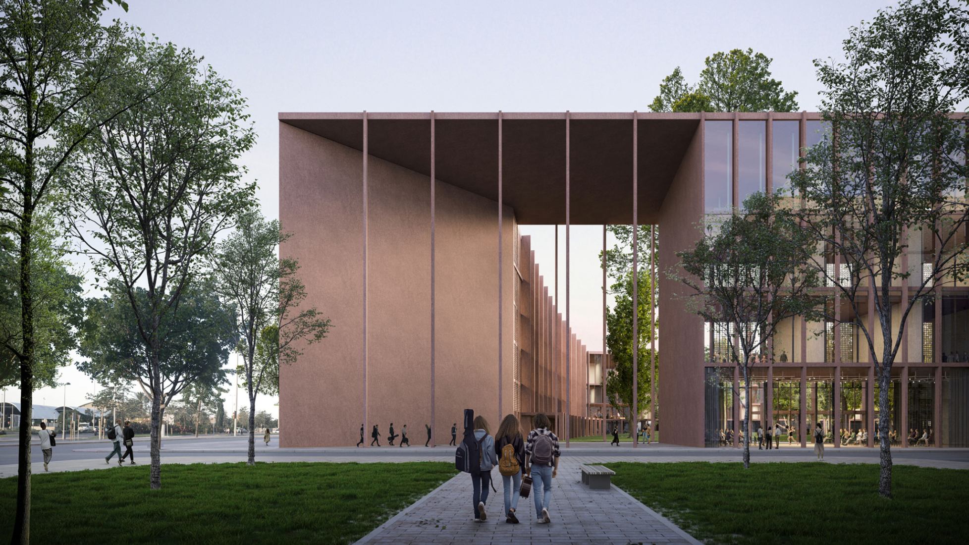 Conservatorio Superior de Música y Danza de Castellón de la Plana por Baas + Vaillo Irigaray. Visualización por Playtime.