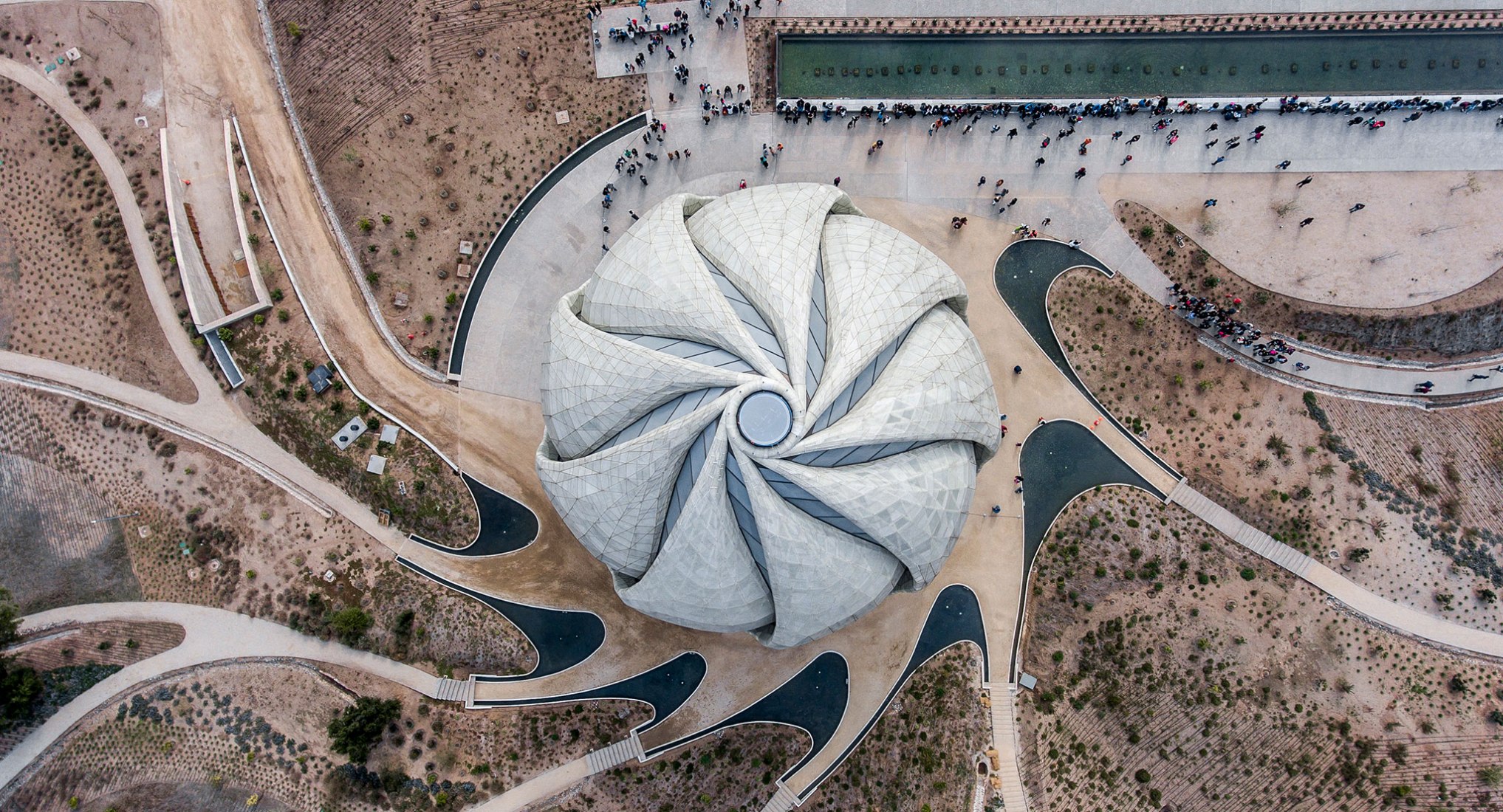 Bahá’í Temple of South America. Photograph by Andrés Silva.