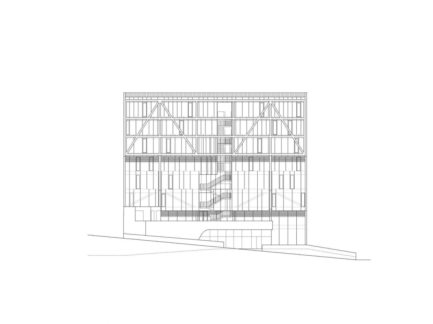 Façade. Slow Building Barcelona by Bailo Rull.