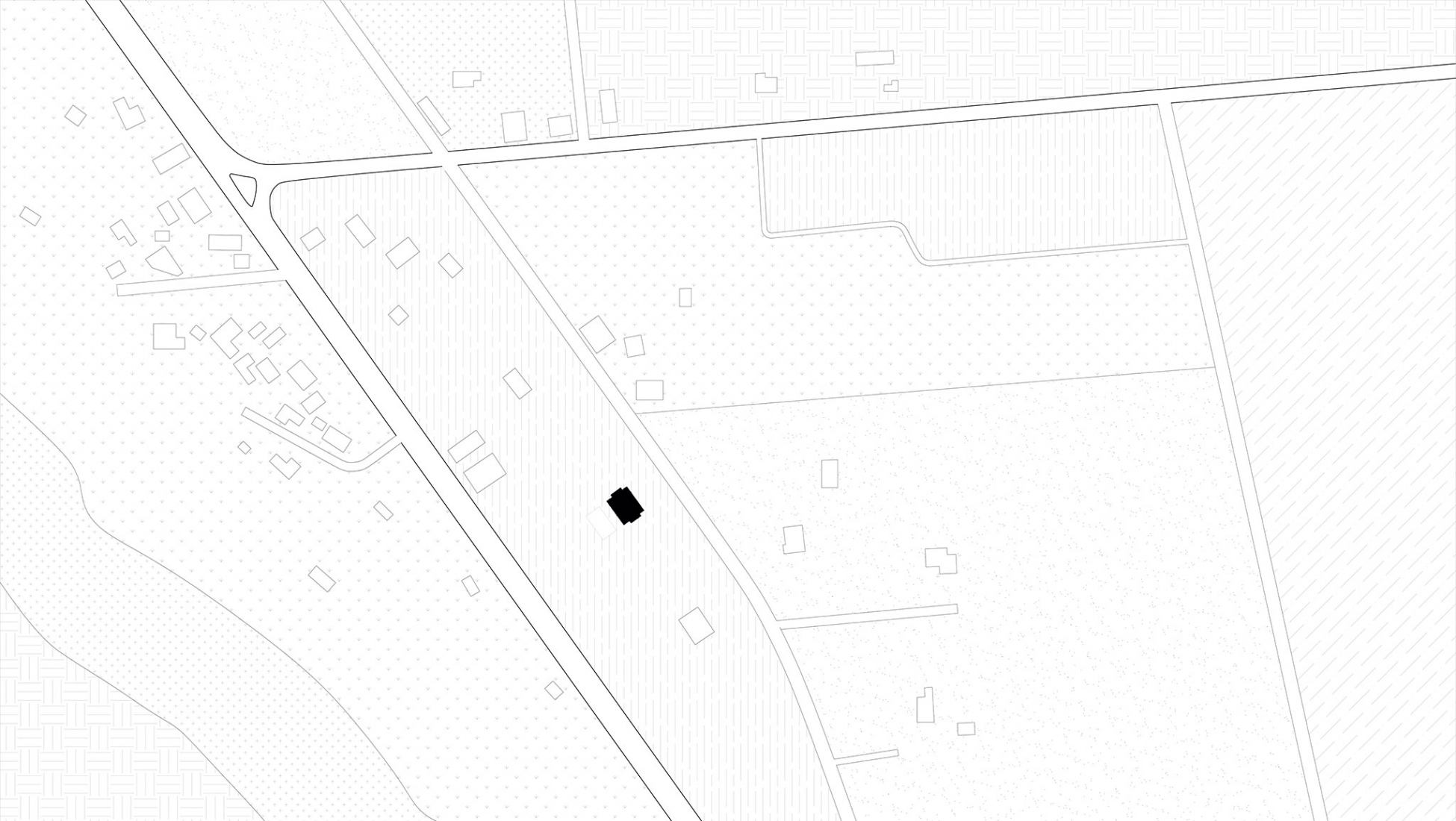 Site plan. Quincho Bialet by Balsa Crosetto Piazzi + Diego Avendaño.