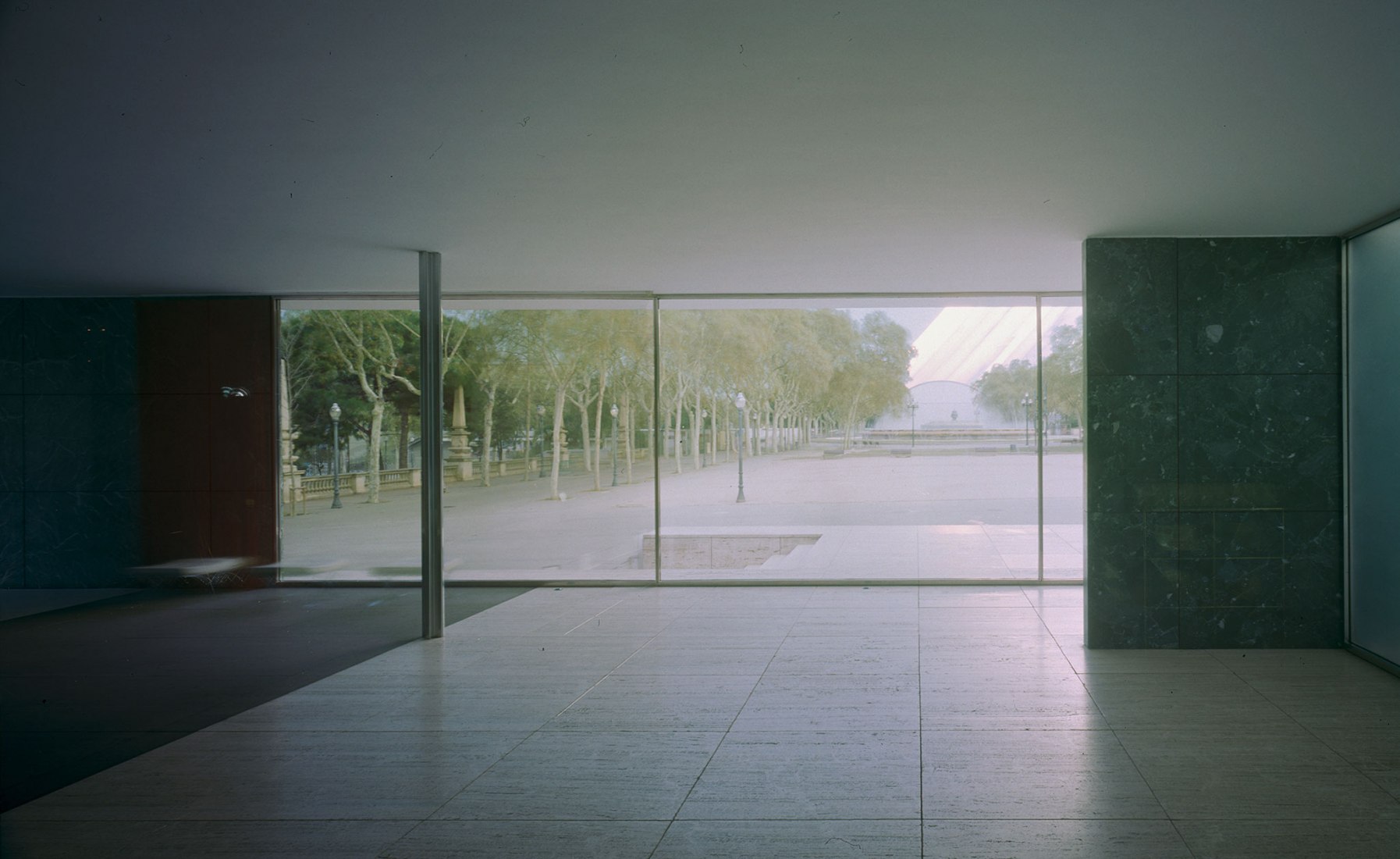 Photograph 365 days. 1:100 Past and Present by Michael Wesely. Photograph by Michael Wesely