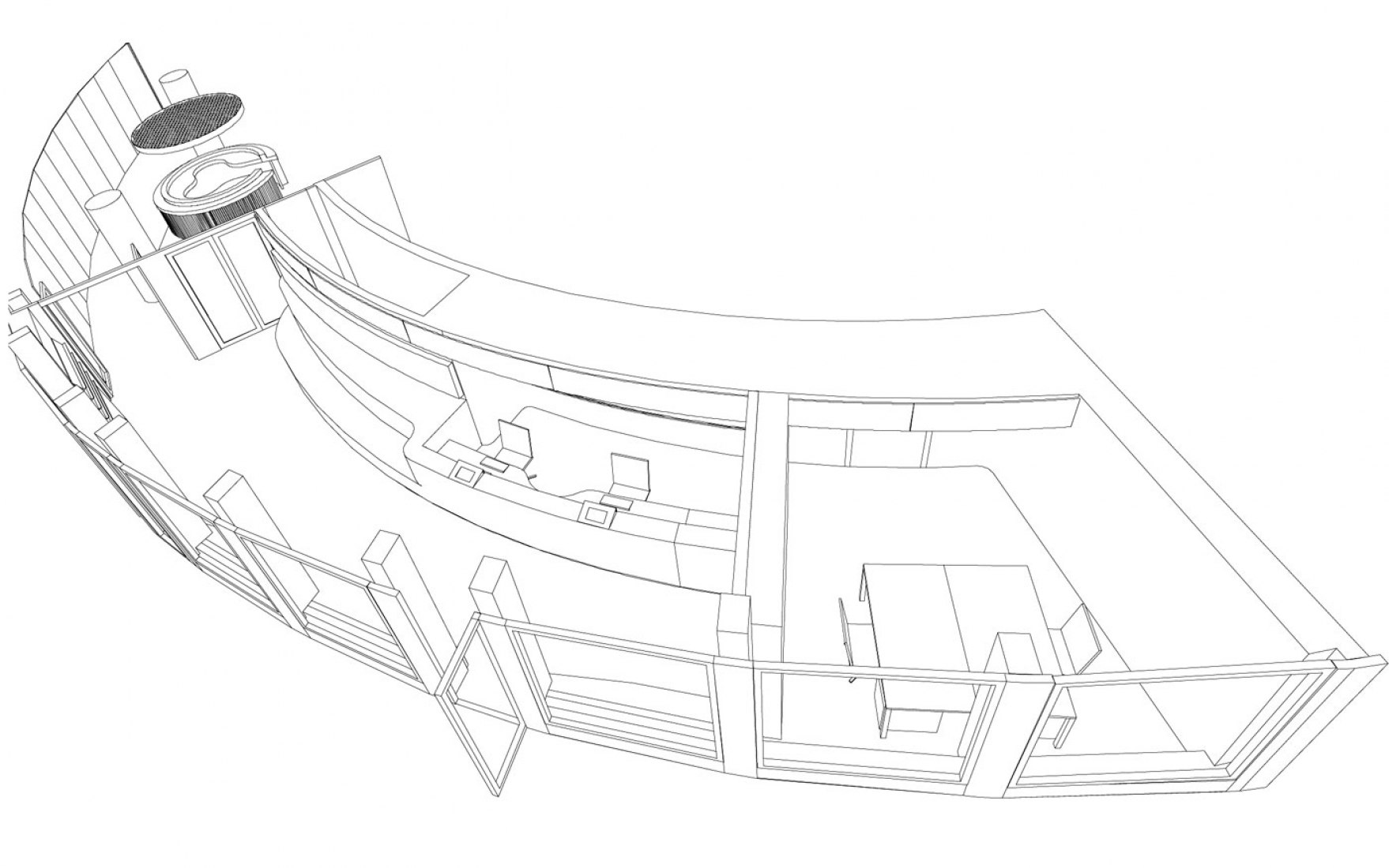 Renovation of reception area of the Schaubühne Berlin by Barkow