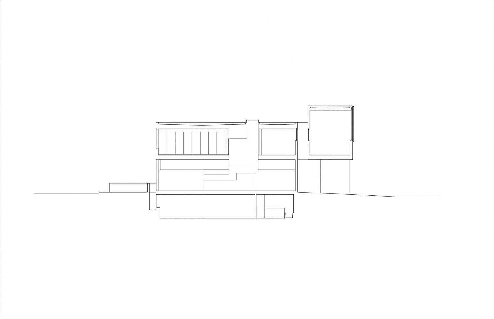 Section. High Park Residence by Batay-Csorba Architects