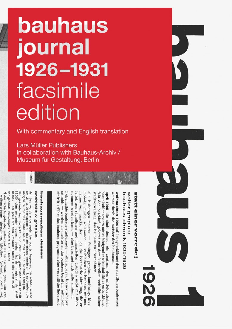 BAUHAUS JOURNAL 1926–1931. Edición facsímil.