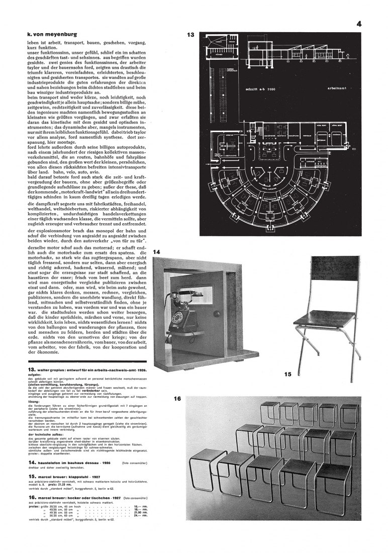 BAUHAUS JOURNAL 1926–1931. Edición facsímil.