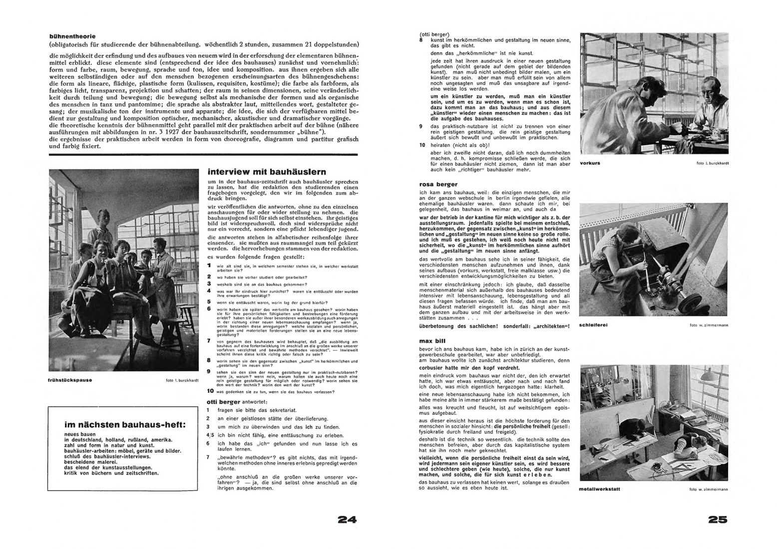 BAUHAUS JOURNAL 1926–1931. Edición facsímil.