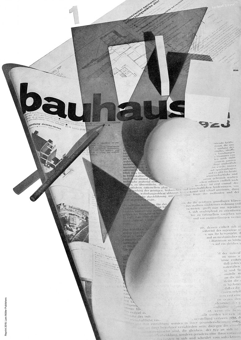 Portada de la revista. BAUHAUS JOURNAL 1926–1931. Edición facsímil.