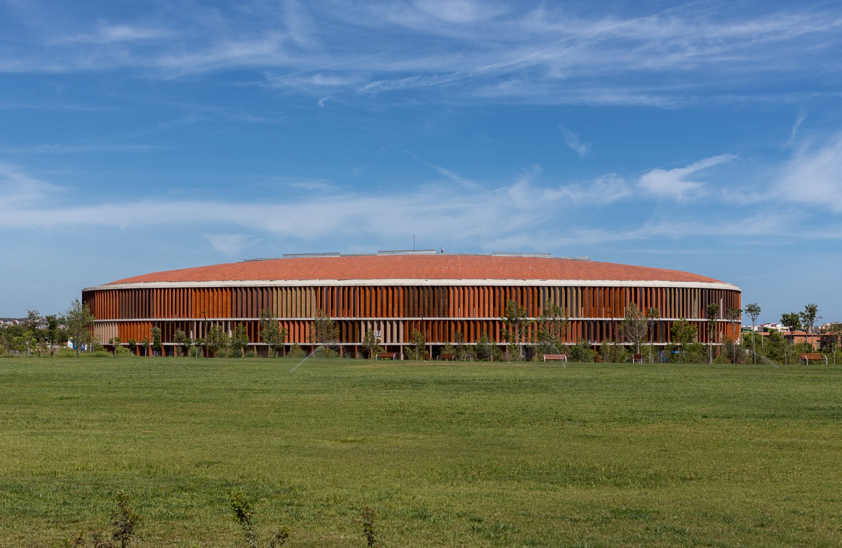 Cerámica para el Palacio de los Deportes de los Juegos del Mediterráneo