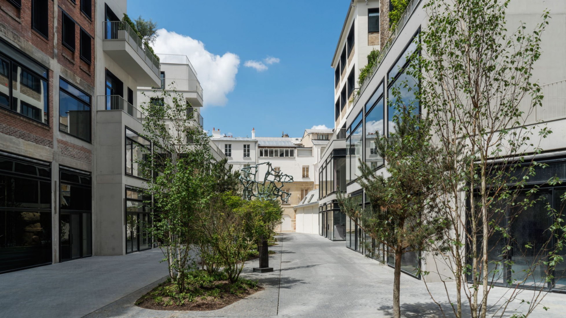Beaupassage's atmosphere . Paris’s New Destination Dedicated to Art, Gastronomy and Wellness led by the Emerige Group and Founder Laurent Dumas. Photograph by Alexandre Tabaste