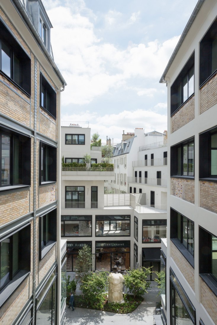 Beaupassage's architecture . Paris’s New Destination Dedicated to Art, Gastronomy and Wellness led by the Emerige Group and Founder Laurent Dumas. Photograph by Charlotte Donker