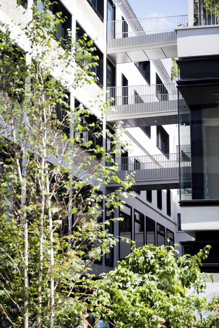 Beaupassage's architecture . Paris’s New Destination Dedicated to Art, Gastronomy and Wellness led by the Emerige Group and Founder Laurent Dumas. Photograph by Anne Emmanuelle Thion