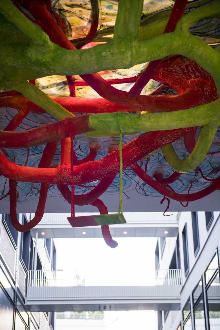 Beaupassage's art. Les Deux Chenes. Fabrice Hyber. Paris’s New Destination Dedicated to Art, Gastronomy and Wellness led by the Emerige Group and Founder Laurent Dumas. Photograph by Anne Emmanuelle Thion