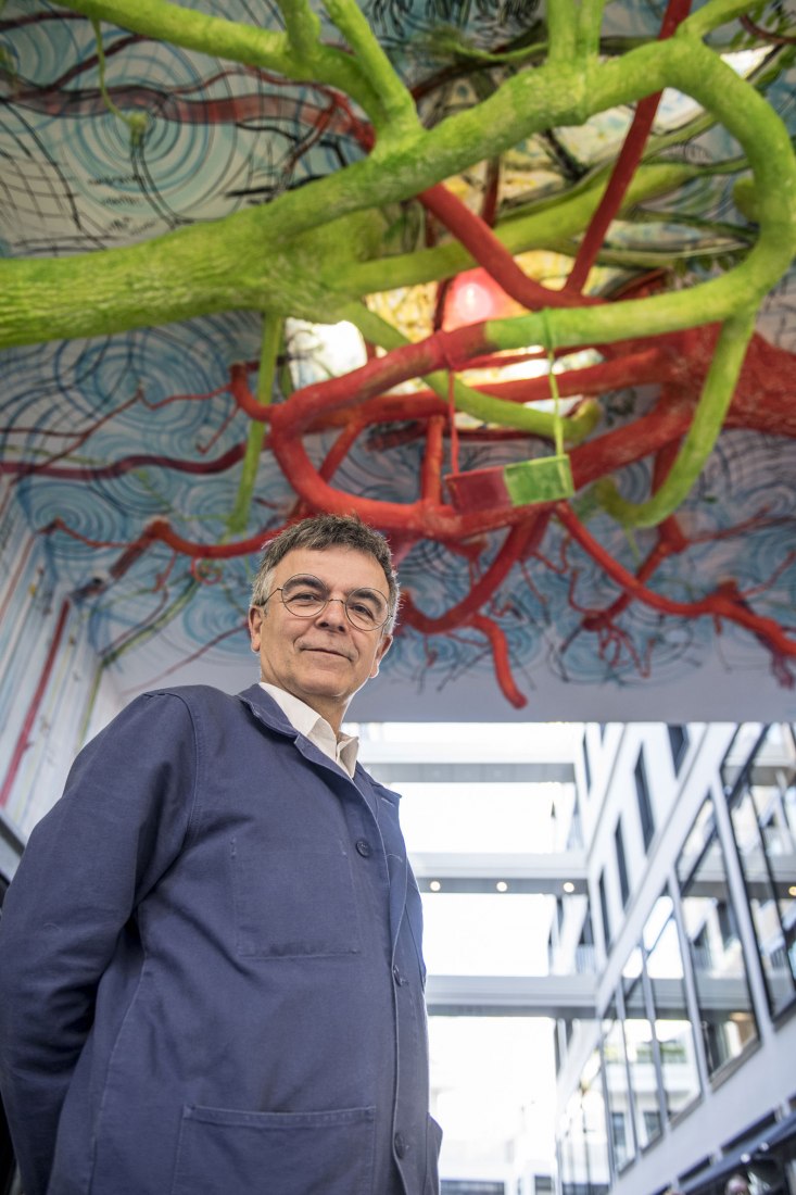 Beaupassage's art. Les Deux Chenes. Fabrice Hyber. Paris’s New Destination Dedicated to Art, Gastronomy and Wellness led by the Emerige Group and Founder Laurent Dumas. Photograph by Anne Emmanuelle Thion