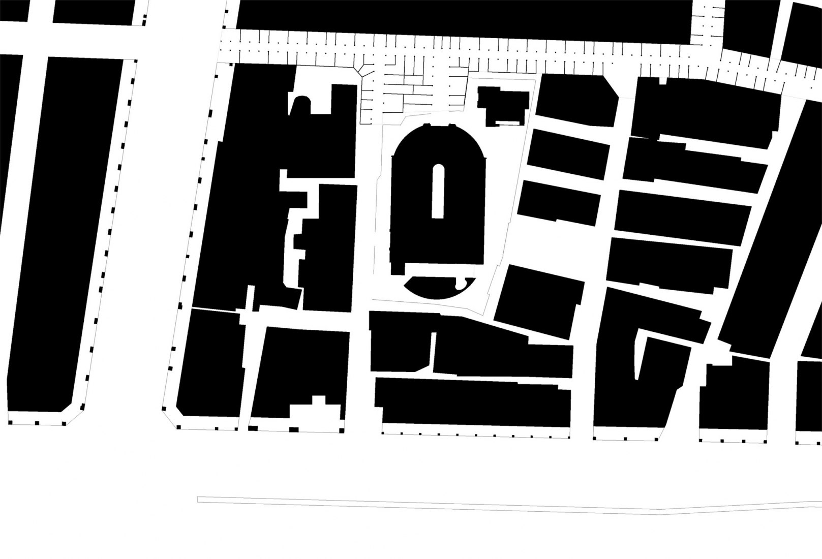 Site plan. U-Market by Behet Bondzio Lin Architekten.