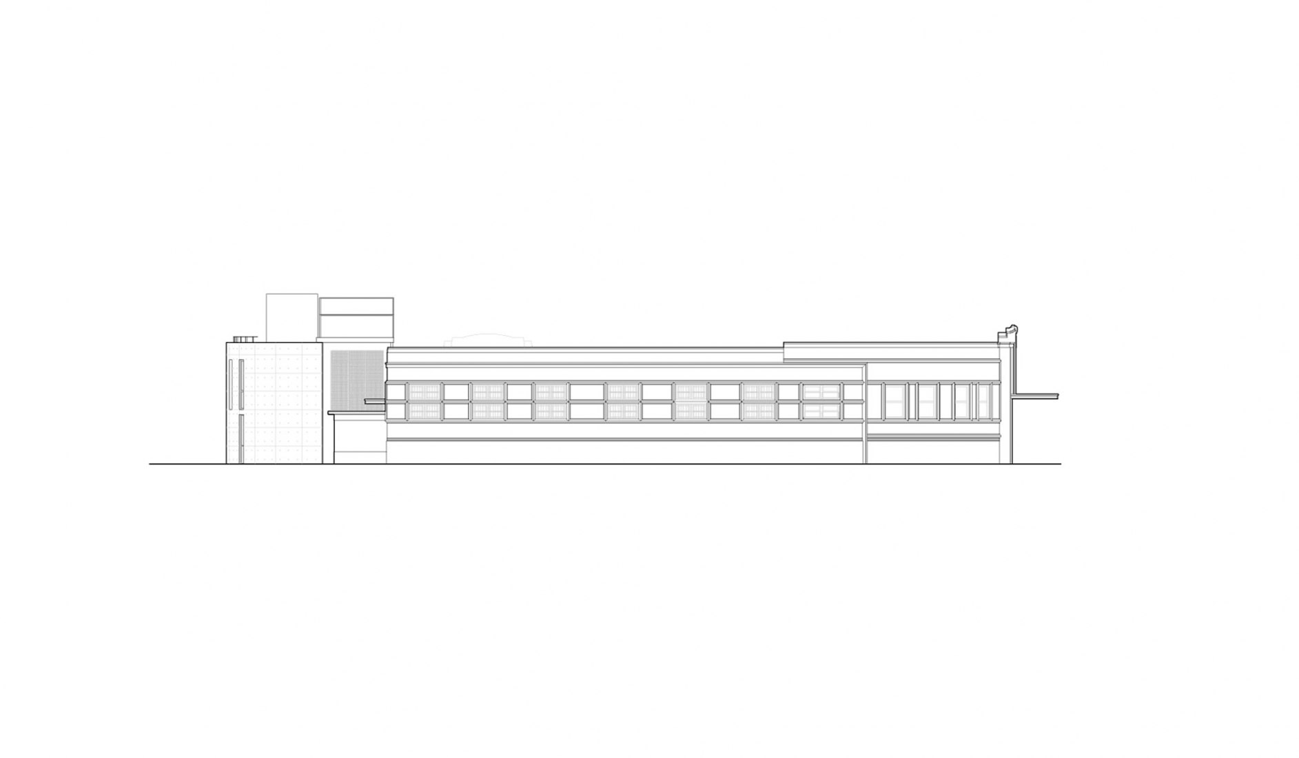 Façade. U-Market by Behet Bondzio Lin Architekten