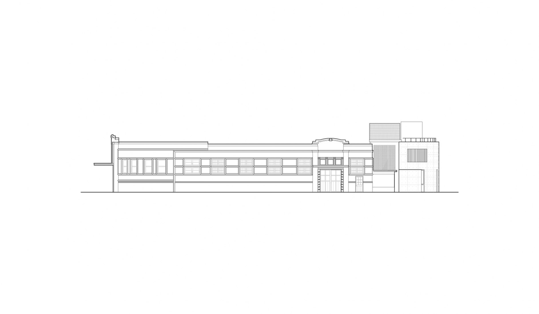 Façade. U-Market by Behet Bondzio Lin Architekten