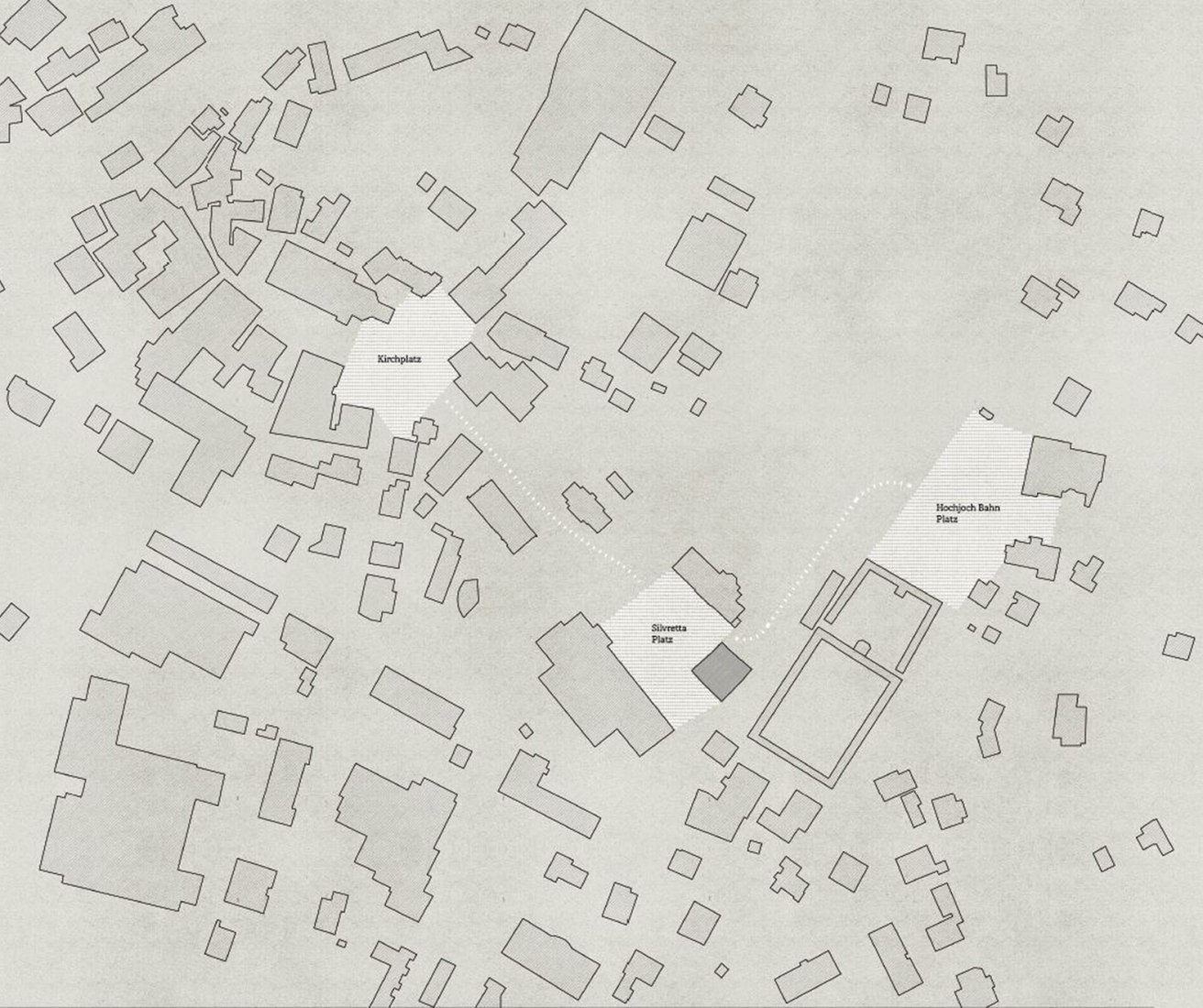 Plano urbano. Centro deportivo alpino por Bernardo Bader.