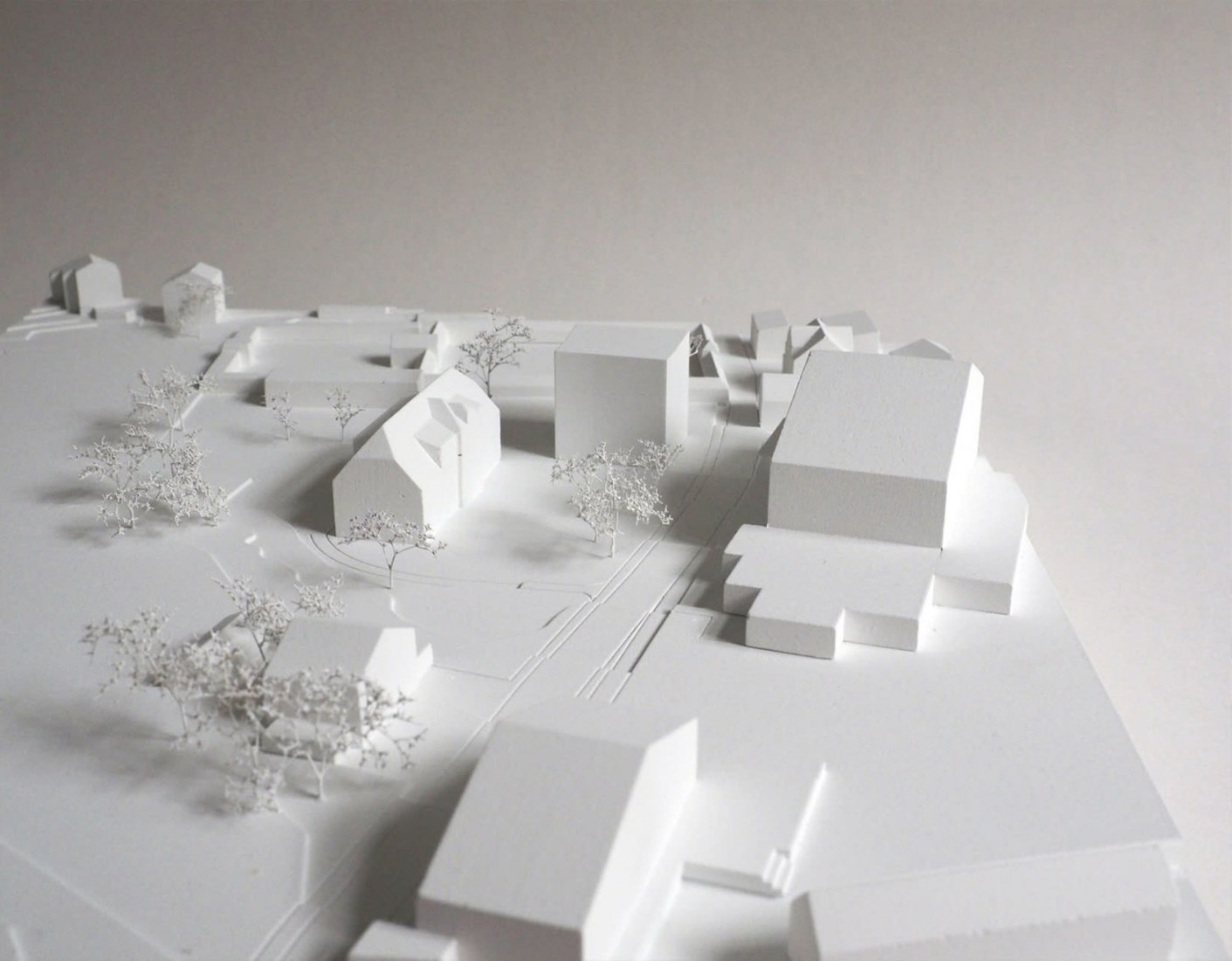 Maqueta. Centro deportivo alpino por Bernardo Bader.