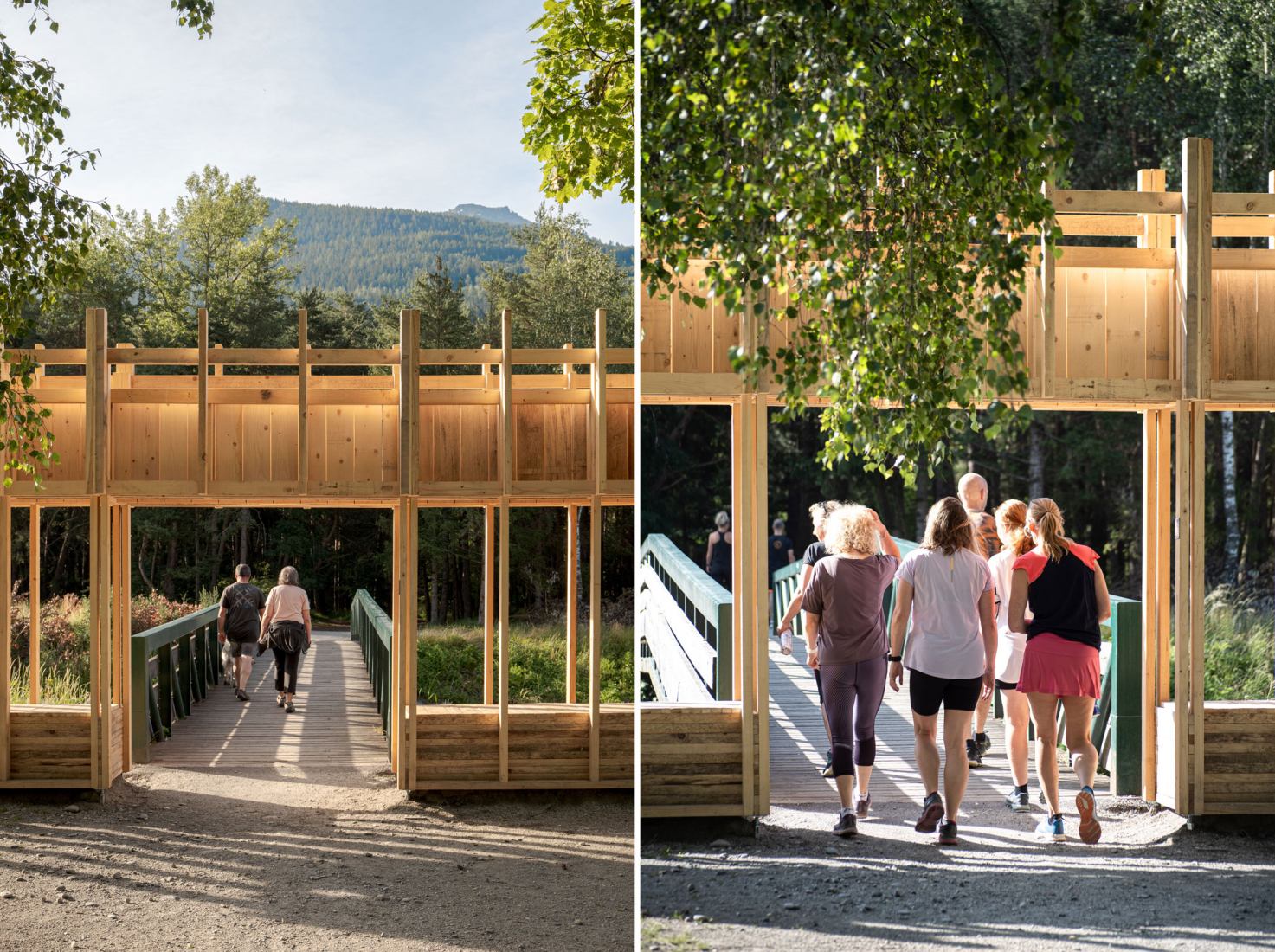 Faille Cachée, entrance to the Parc de Marais by Martin Gaufryau + Quentin Barthe + Tom Patenotte. Photograph by Clément Molinier.