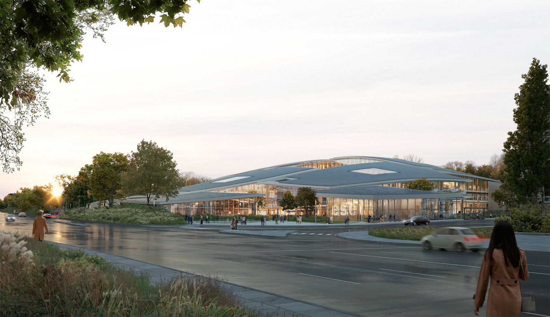 ESET Campus by BIG: Image by Bjarke Ingels Group + BLOOM
