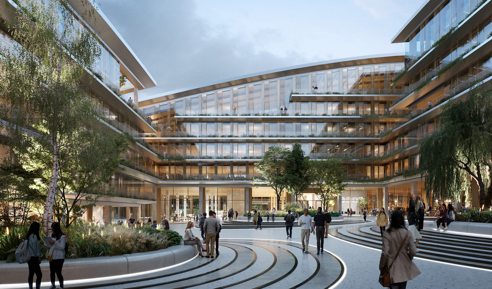 ESET Campus by BIG: Image by Bjarke Ingels Group + BLOOM