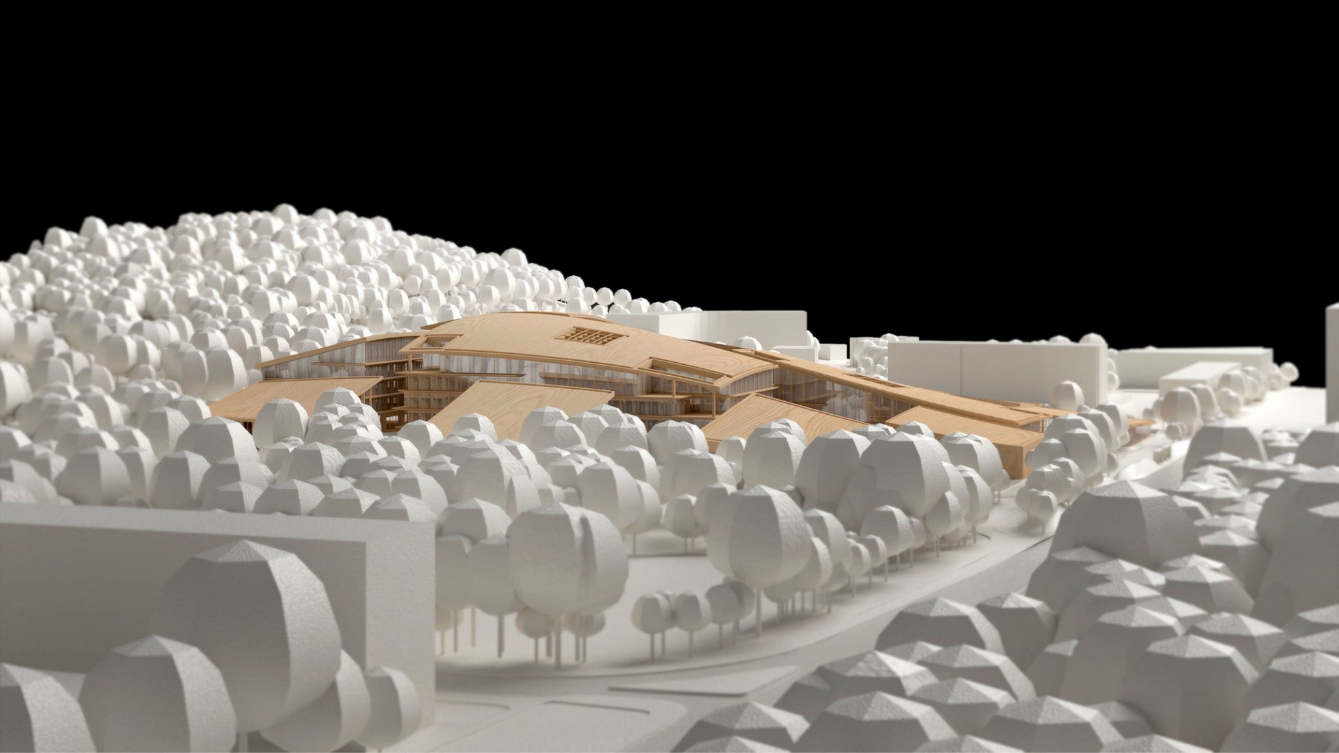 Model. ESET Campus by BIG: Image by Bjarke Ingels Group