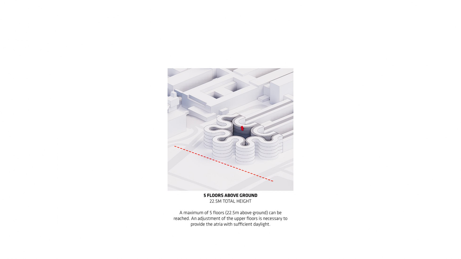 Diagram. New Center for Neurosciences and Psychiatry for Aarhus University by BIG. 