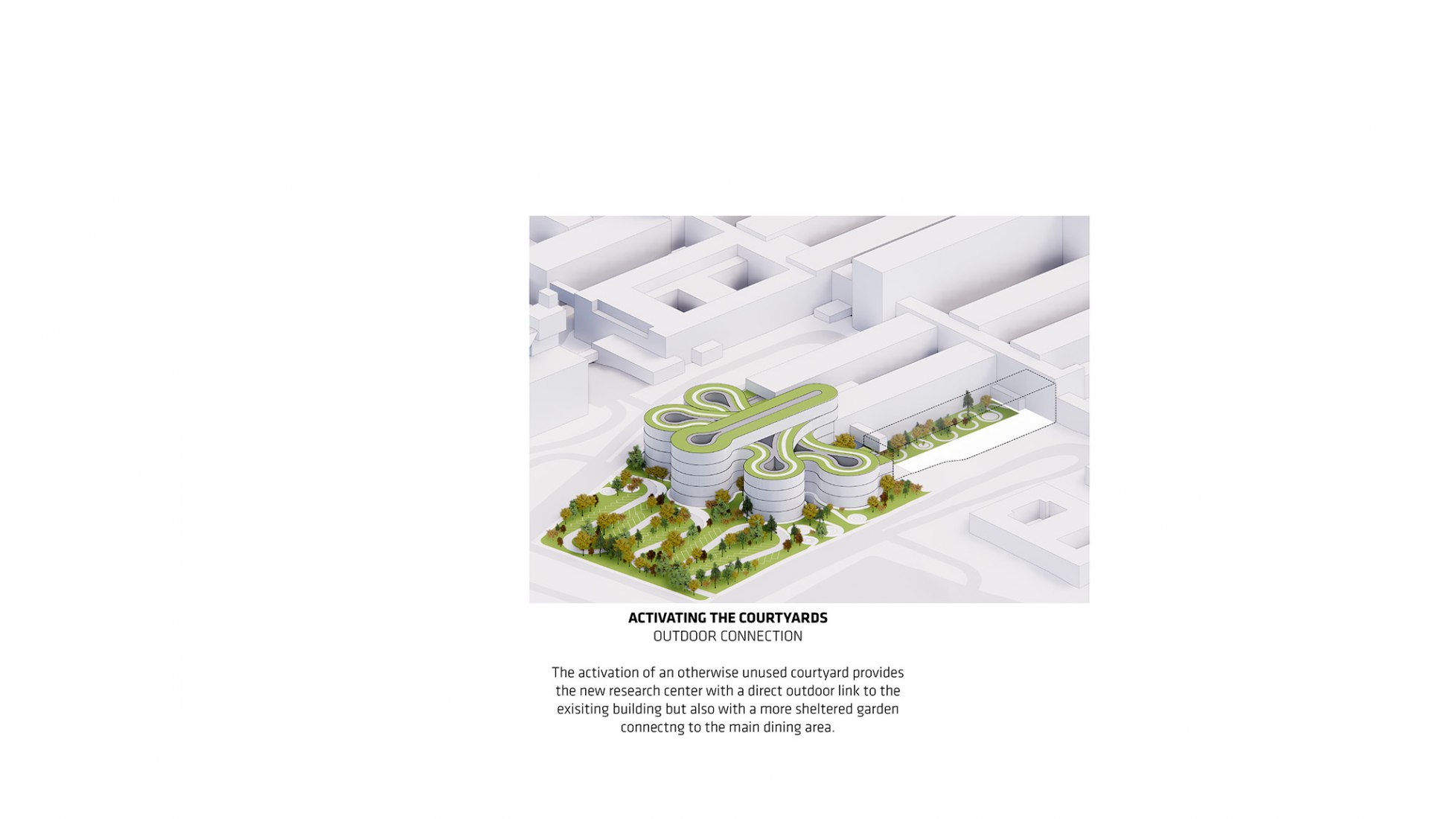 Diagram. New Center for Neurosciences and Psychiatry for Aarhus University by BIG. 
