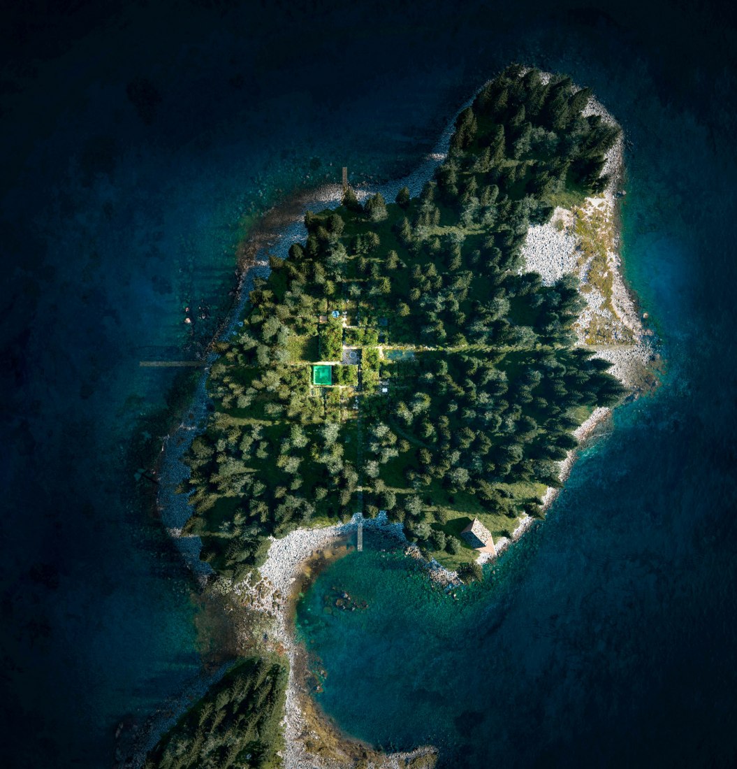 Vollebak Island by BIG. Rendering by MIR. Image courtesy Vollebak