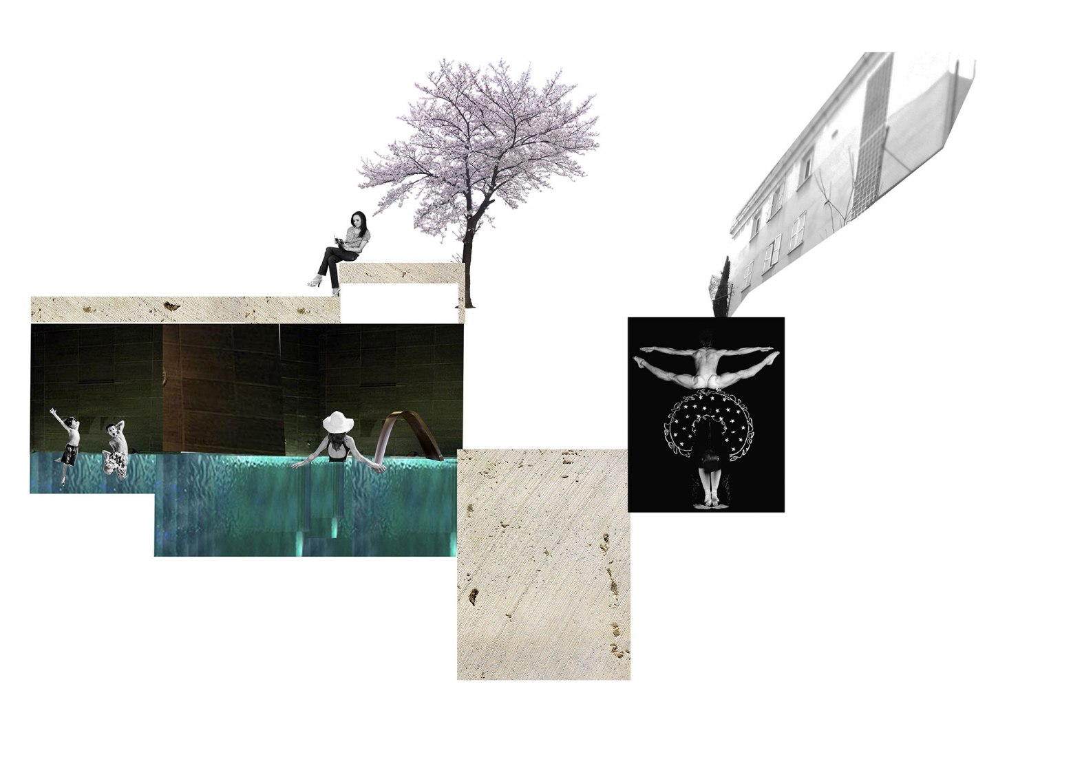 Conceptual collage. House M by Blanca Lleó