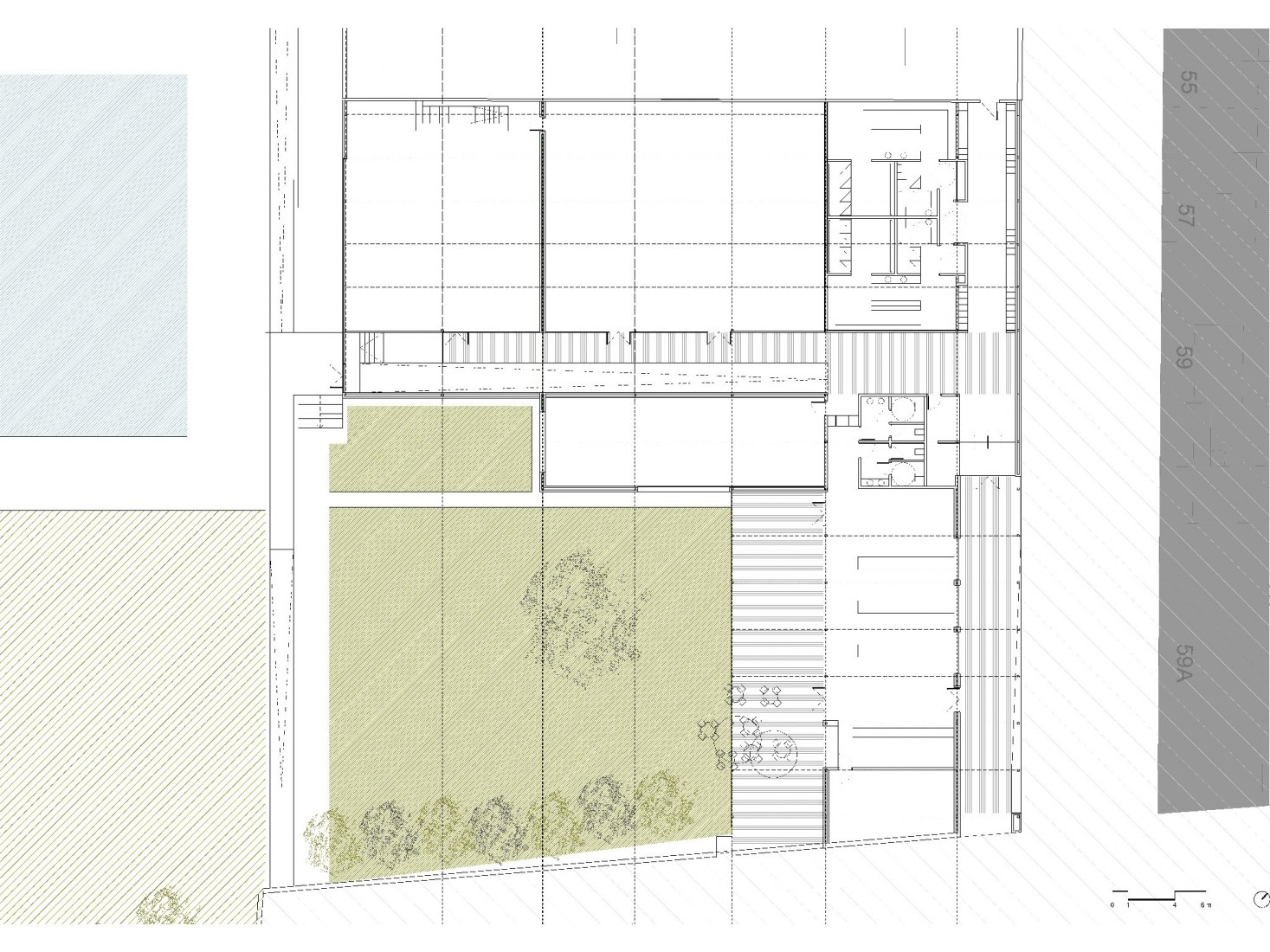Ground floor. Sports Pavilion by Blasco Esparza Arquitectos