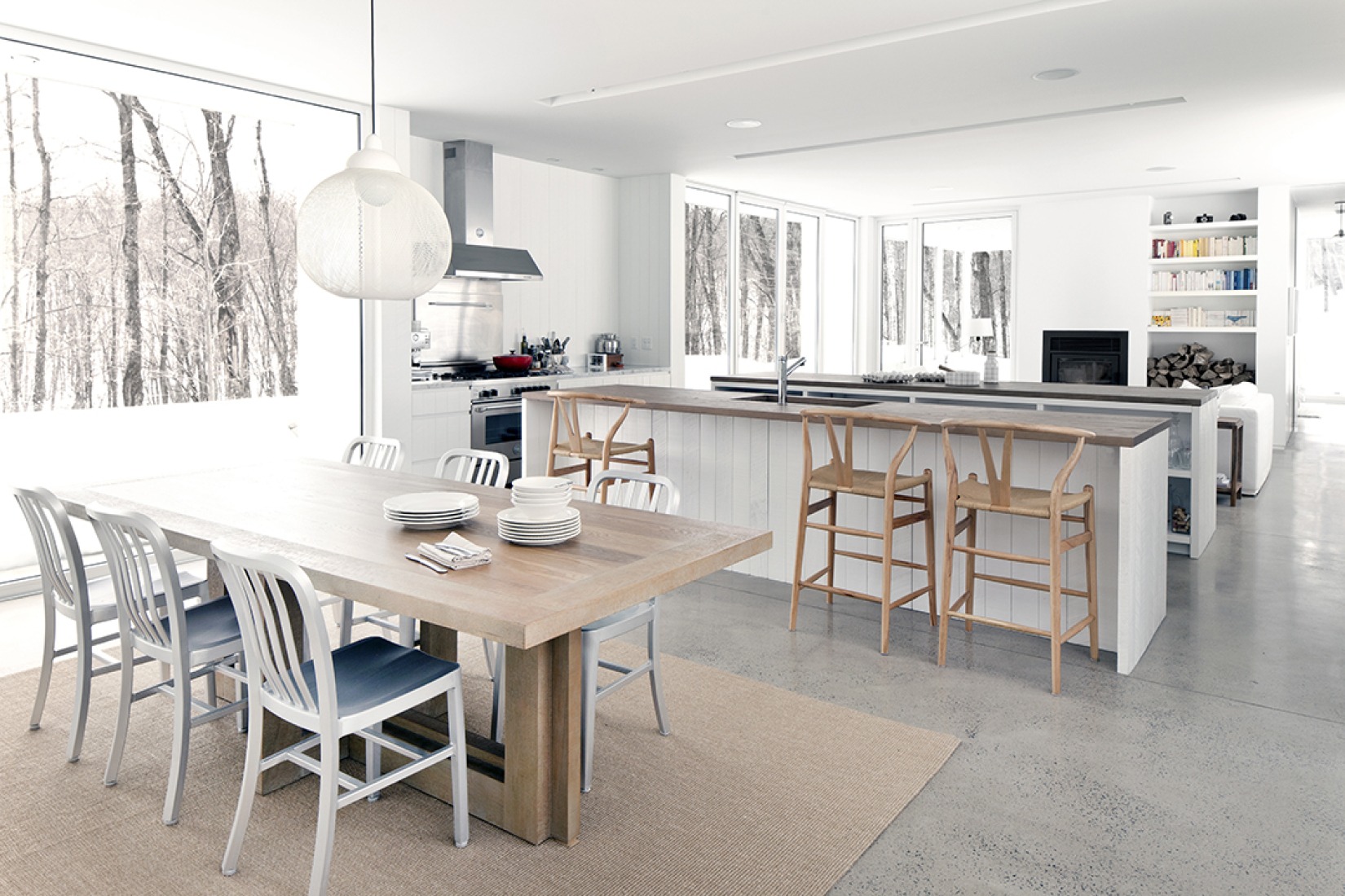 Vista interior. La Casa de las Colinas Azules por La SHED Architecture. Fotografía © Maxime Brouillet.