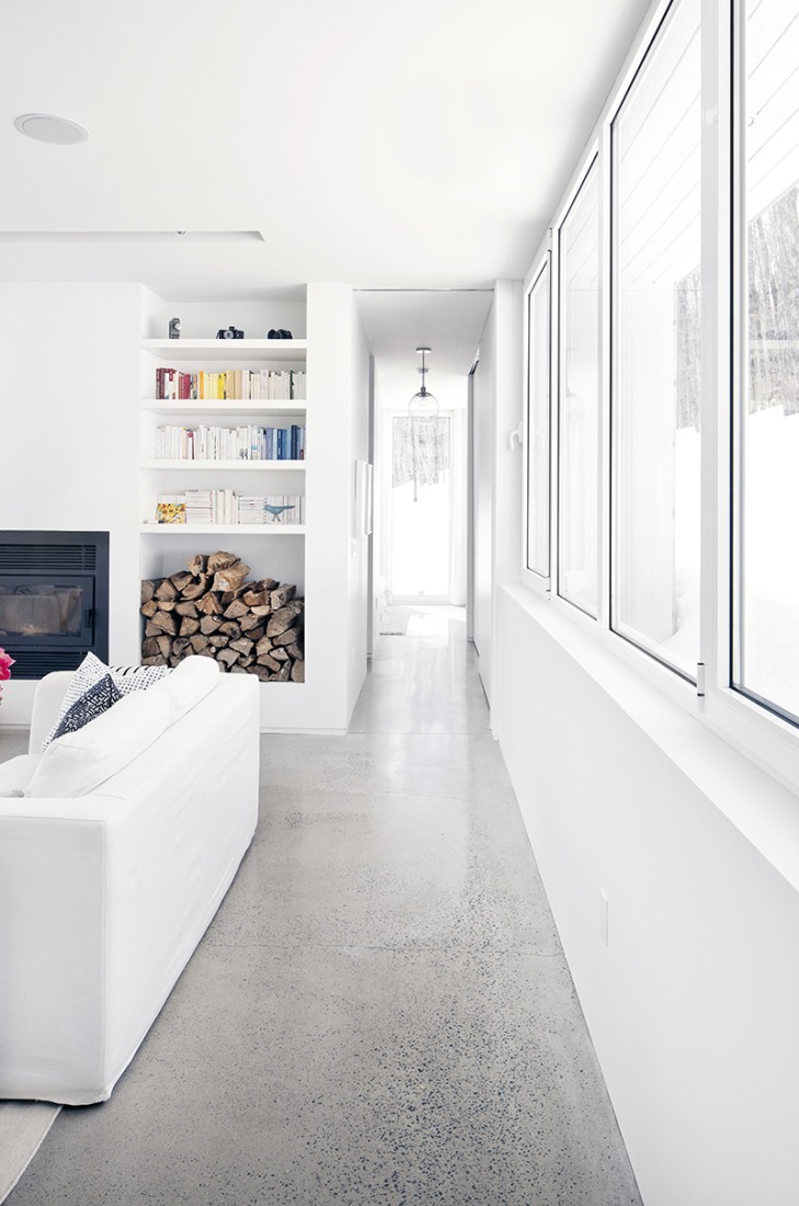 Vista interior. La Casa de las Colinas Azules por La SHED Architecture. Fotografía © Maxime Brouillet.