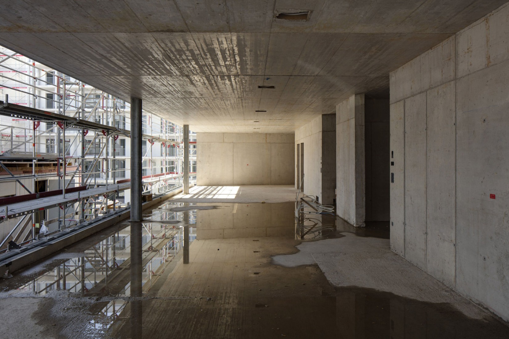 Construcción. Blumenhaus por Wiel Arets. Imagen cortesía de Wiel Arets Architects.