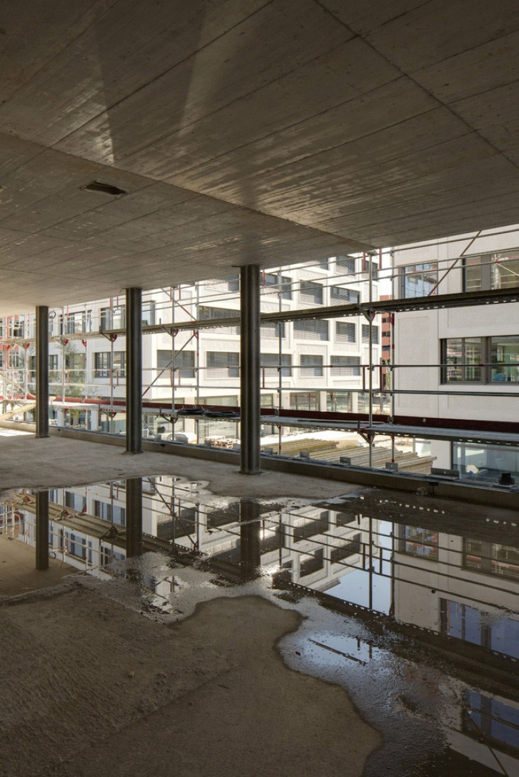 Construcción. Blumenhaus por Wiel Arets. Imagen cortesía de Wiel Arets Architects.