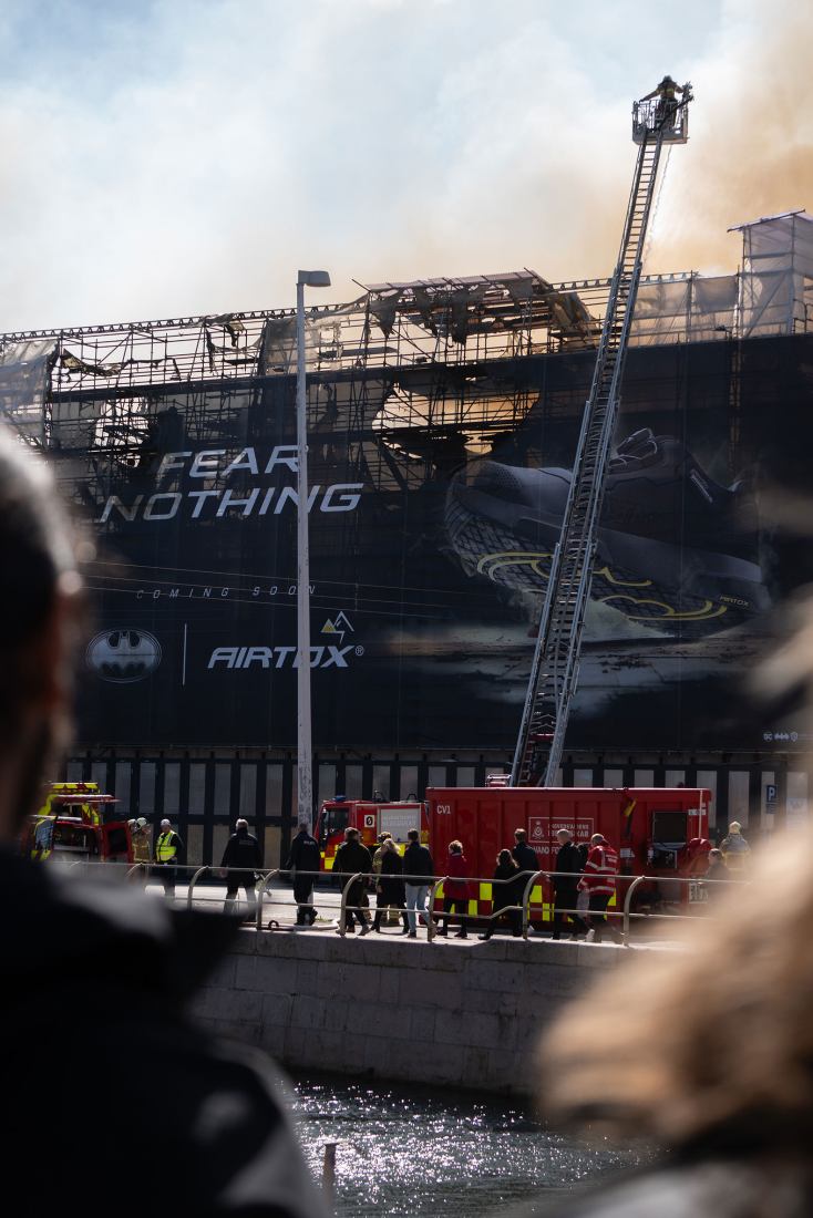 Boersen Fire April 16th 2024. Photograph by William Mulvihill Architecture Photography