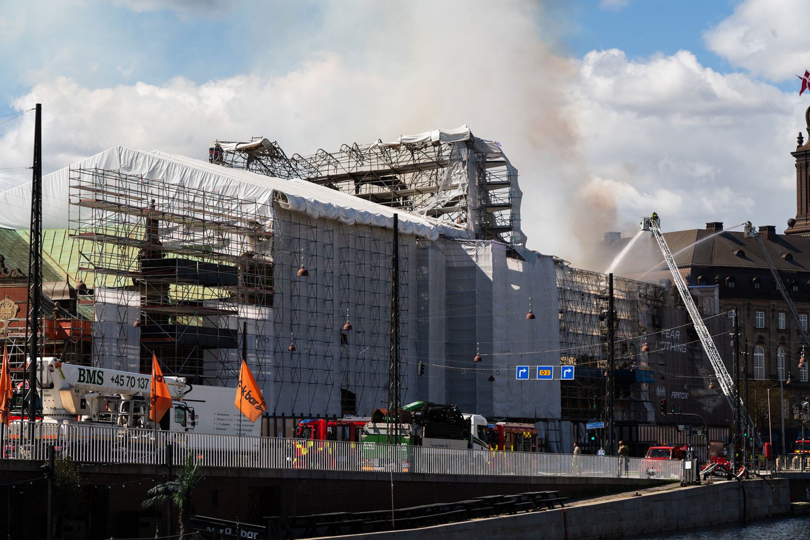 Boersen Fire April 16th 2024. Photograph by William Mulvihill Architecture Photography