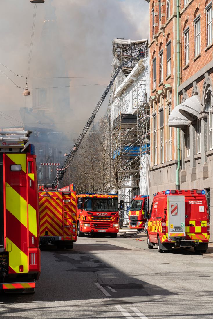 Boersen Fire April 16th 2024. Photograph by William Mulvihill Architecture Photography