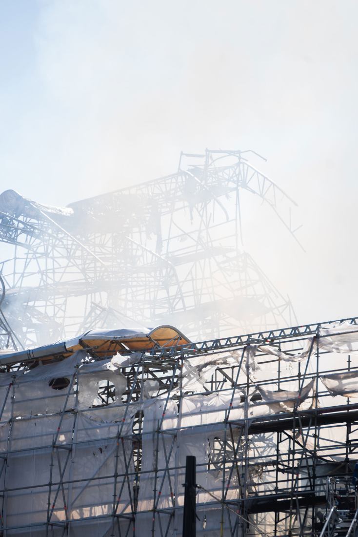 Boersen Fire April 16th 2024. Photograph by William Mulvihill Architecture Photography