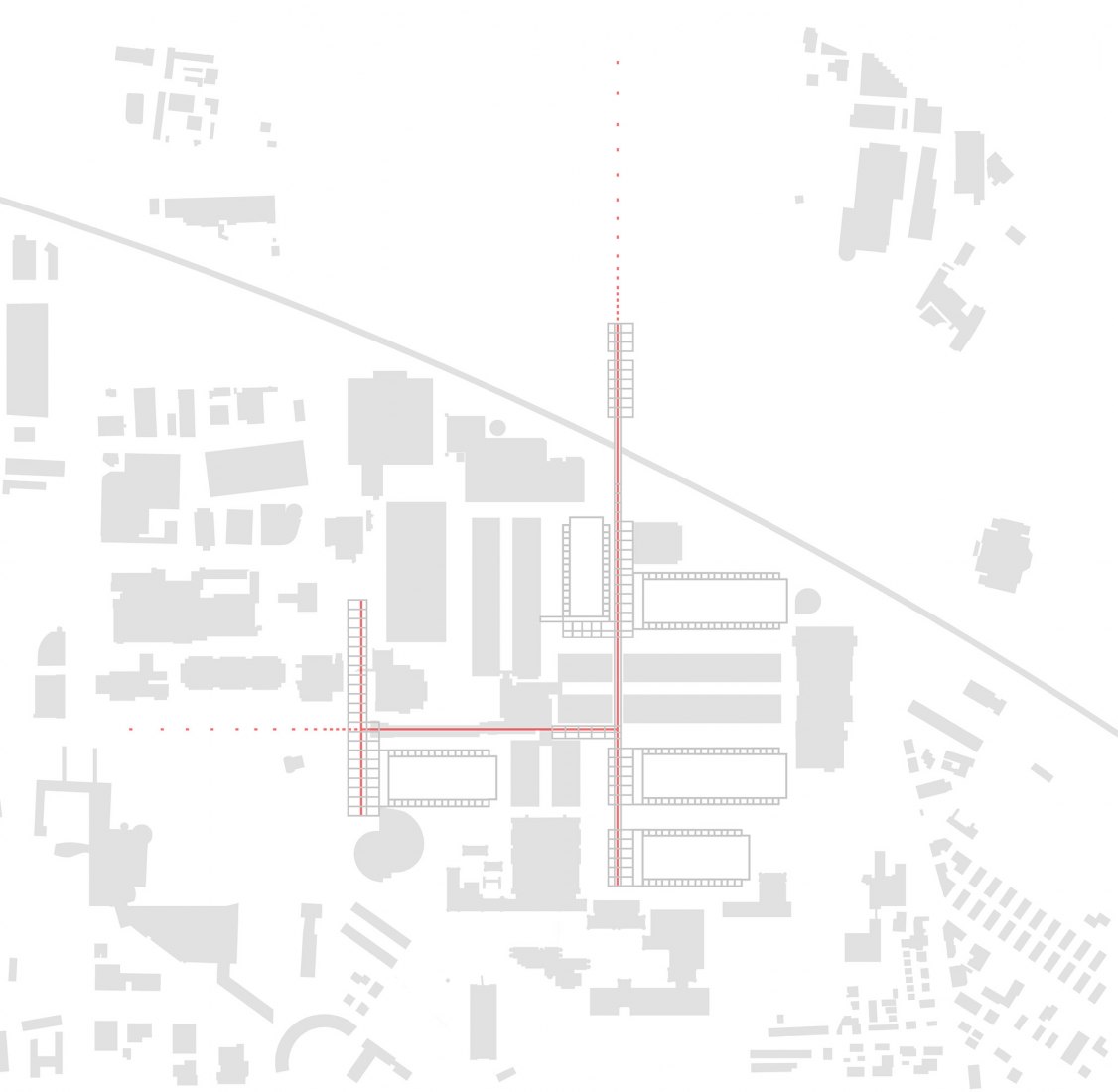 Masterplan de Bologna Fiere. Nuevos pabellones para Bologna Fiere por Di Gregorio Associati