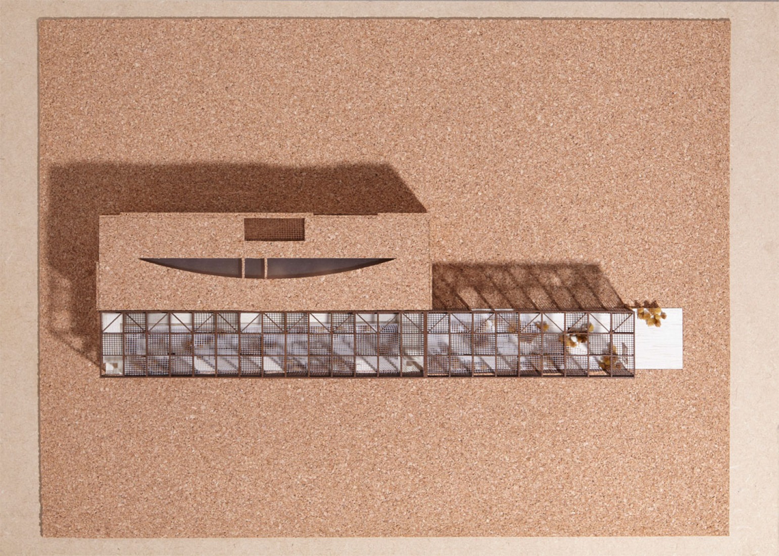 Model. Brazilian Pavilion at Expo Milano 2015 by Studio Arthur Casas + Atelier Marko Brajovic. Fotografía © Eduardo Pagés.