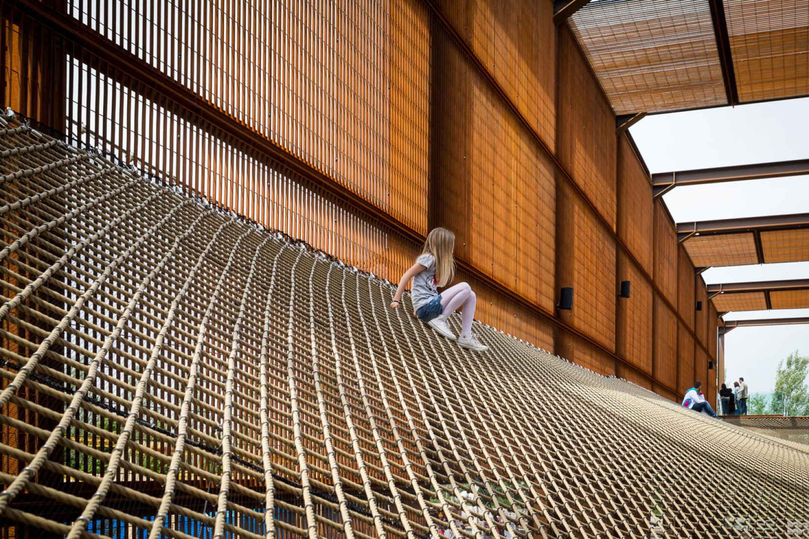 Detail. Brazilian Pavilion at Expo Milano 2015 by Studio Arthur Casas + Atelier Marko Brajovic. Photograph © Filippo Poli. 