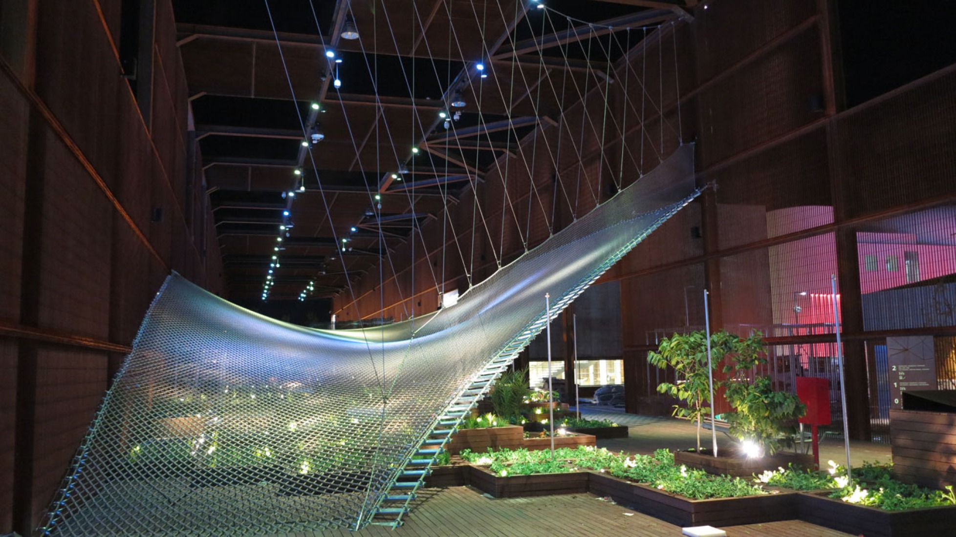 Inside image. Brazilian Pavilion at Expo Milano 2015 by Studio Arthur Casas y Atelier Marko Brajovic. Photograph © Atelier Marko Brajovic.