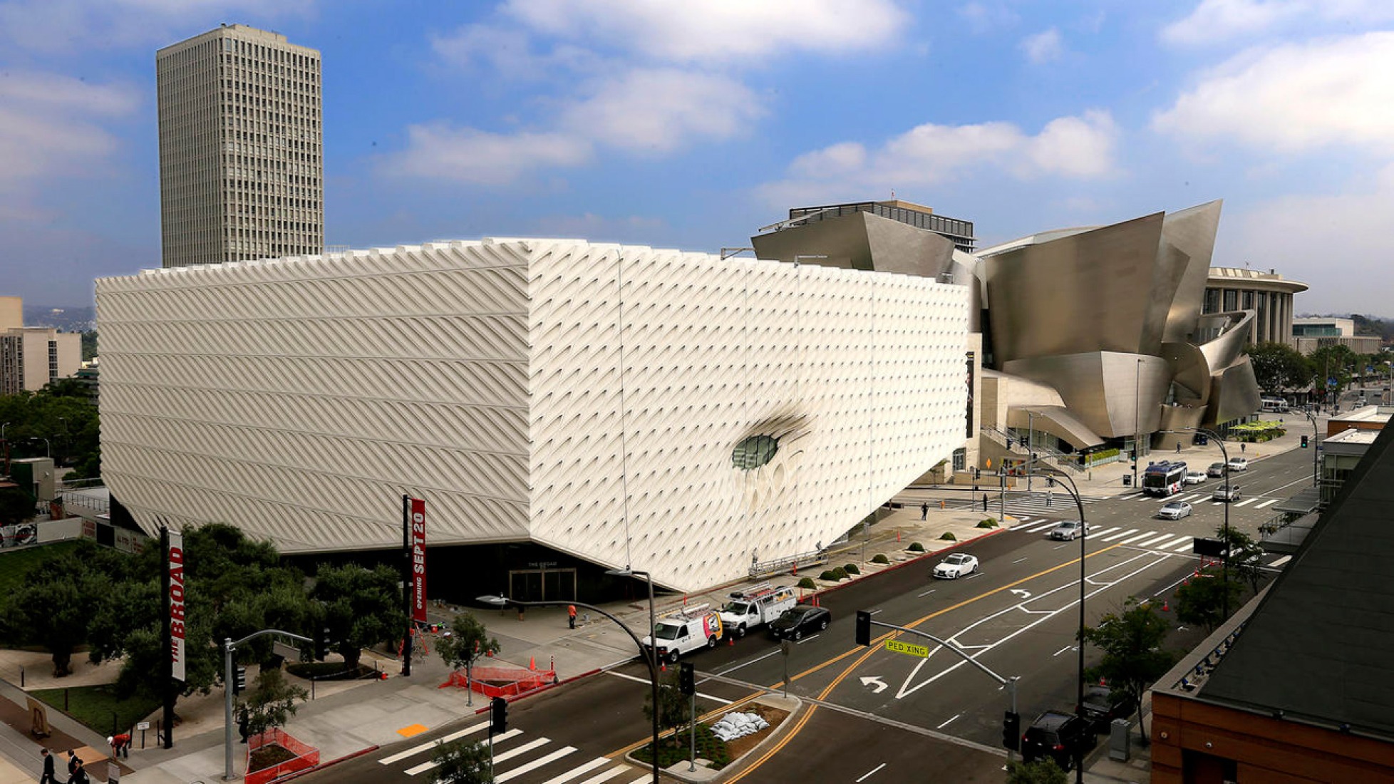 The Broad museum by Diller Scofidio + Renfro. Photography © Iwan Baan.  Courtesy of The Broad and Diller Scofidio + Renfro.