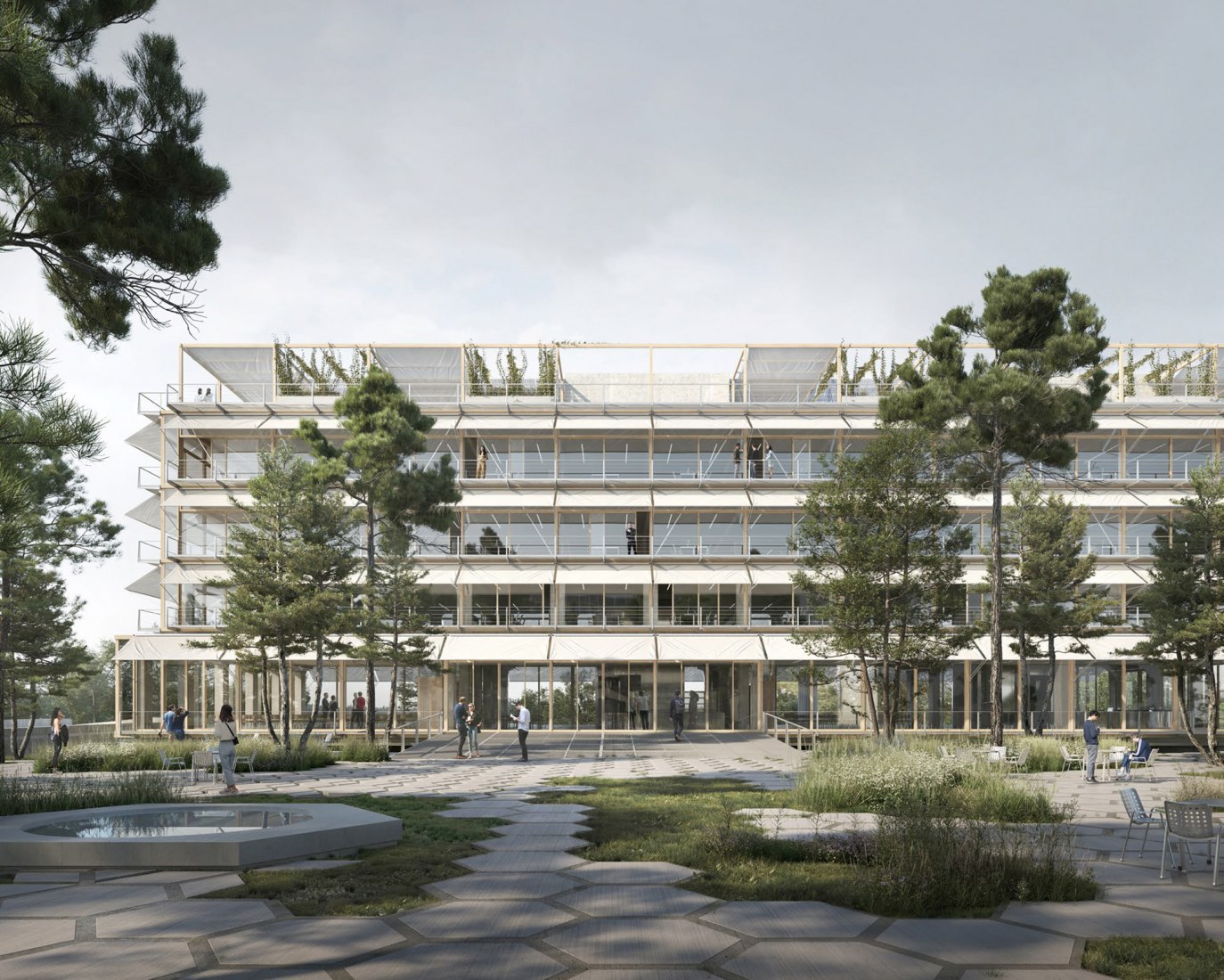 Rendering by Bründler Architekten with Rapp Architekten