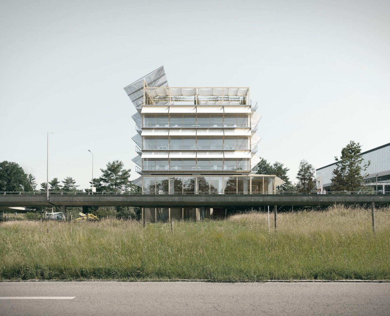 Rendering by Bründler Architekten with Rapp Architekten
