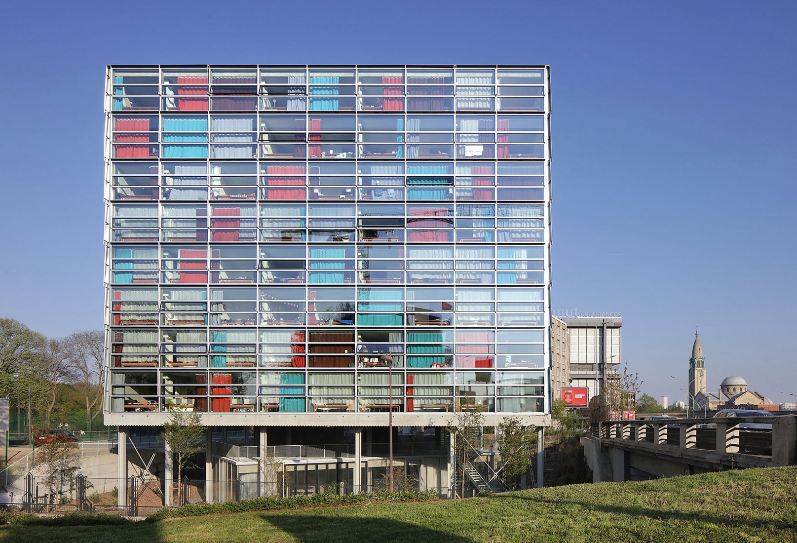 Residencia para investigadores "Maison Julie-Victoire Daubié" por BRUTHER. Fotografía por Filip Dujardin.